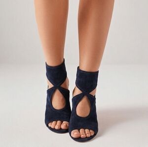 Aquazzure NMX SexyThing Wedge 85 Cobalt Size 37